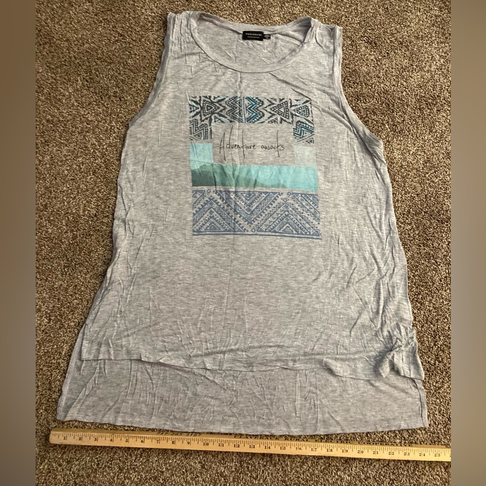 Poolhouse women’s tank top gray XL